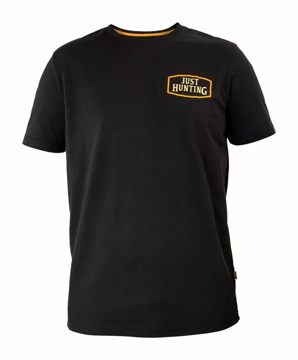 Nordhunt Just Hunting T-Shirt Black - Jægertrøjer - 26374-009-M - 2