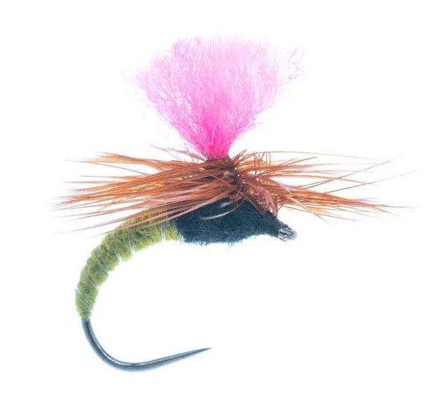 Klinkhamer Barbless Olive - Øvrige laksefluer - G1111BL-12O - 1