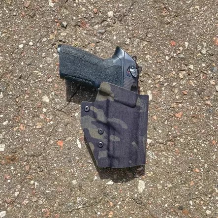 Panneltac OWB Mid-Drop Holster - TS2 Black - CZ - OM-TS2-NL-BLKR - 2