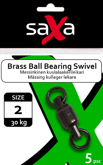Saxa Brass Ball Bearing Swivel - Låse & svirvler - Brassballbs - 1