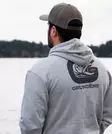Grundens G Trout Hoodie Athl Heather - Hættetrøjer - 50363033S - 3