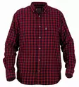 Nordhunt Sermen Flannel Shirt Boredeaux / Navy Check - Jægertrøjer - NH600224-248-S - 2