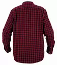 Nordhunt Sermen Flannel Shirt Boredeaux / Navy Check - Jægertrøjer - NH600224-248-S - 3