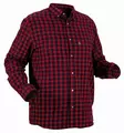 Nordhunt Sermen Flannel Shirt Boredeaux / Navy Check - Jægertrøjer - NH600224-248-S - 1