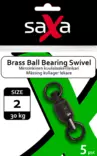 Saxa Brass Ball Bearing Swivel - Låse & svirvler - Brassballbs - 1