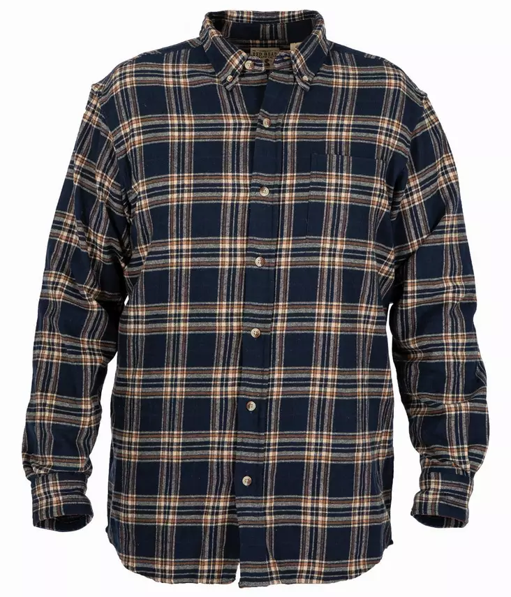 Nordhunt Ohio Flannel Shirt Navy - Jægertrøjer - NH23443-S - 1